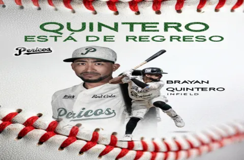 Brayan Quintero, pelotero que busca consolidarse con los Pericos de Puebla.