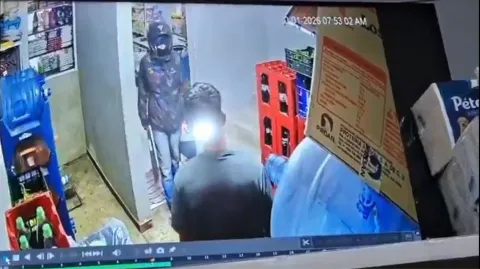 Así es como están robando en el municipio de Cuautlancingo.