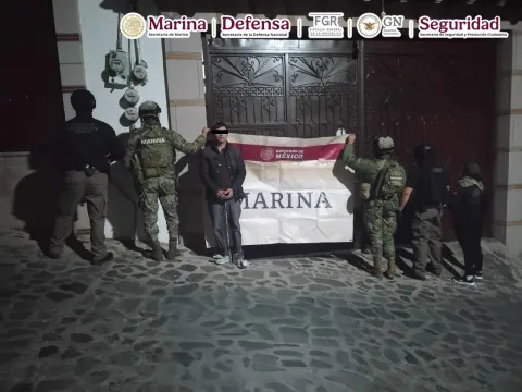 En Guerrero, autoridades federales detienen a una persona vinculada a la delincuencia organizada y delitos contra la salud.