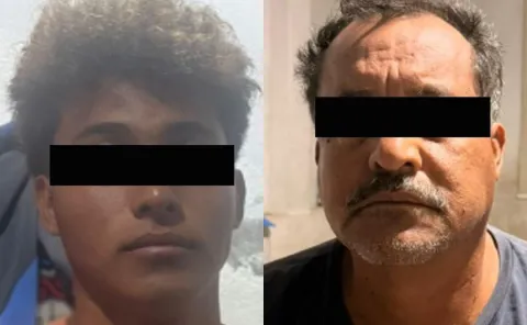 Autoridades federales detienen a dos personas vinculadas a un grupo delictivo en Guerrero.