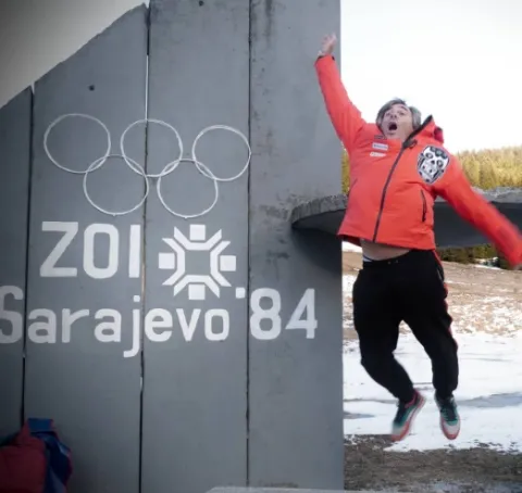 Hubertus Von Hohenlohe con seis Juegos Olímpicos de Invierno representando a México.