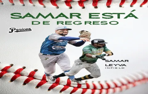 Samar Leyva continuará con los Pericos de Puebla para la campaña 2026 de la Liga Mexicana de Beisbol (LMB).
