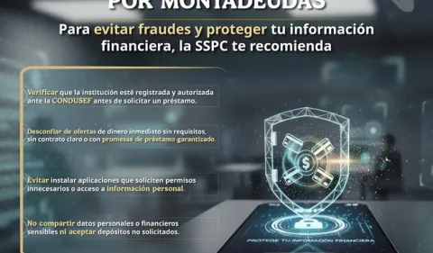 SSPC emite recomendaciones para evitar fraudes por montadeudas durante la cuesta de enero.