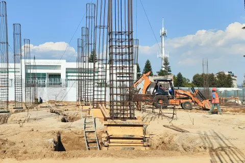 Avanza la construcción del nuevo Comedor Universitario de la BUAP.