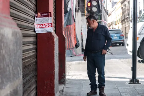 Clausuran restaurante El Alfeñique en el Centro Histórico de Puebla.