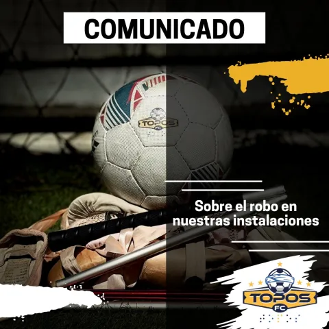 Es el colmo, roban a Topos FC Puebla, Fucho para Ciegos.