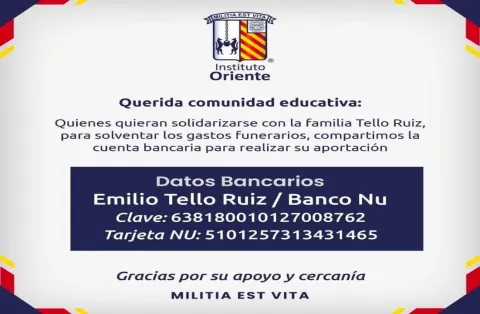 Familia de la pareja Tello Ruiz solicita apoyo para solventar gastos funerarios.