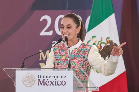 Claudia Sheinbaum Pardo, presidenta de México.