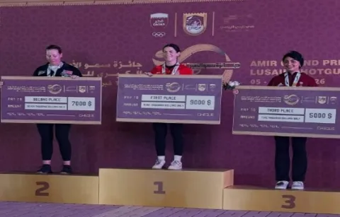 Gabriela Rodríguez con su primer podio en este 2026.