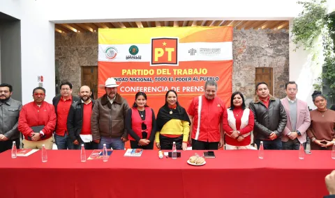 PT afirma que irá en coalición con Morena y PVEM en Puebla.