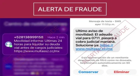 Adeudo Vial, este es el nuevo fraude en la CDMX.