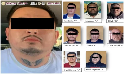 García Harfuch confirma nueve detenidos del Cártel del Golfo en Tamaulipas, entre ellos el "Lexus".