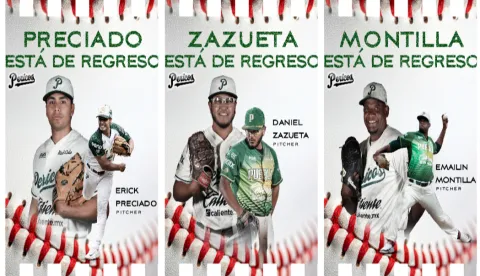 Regresos confirmados en los Pericos de Puebla para la Temporada 2026.