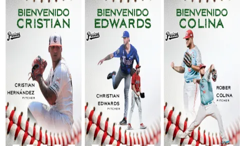 Edwards, Colina y Hernández, arriban a la pretemporada de Pericos.