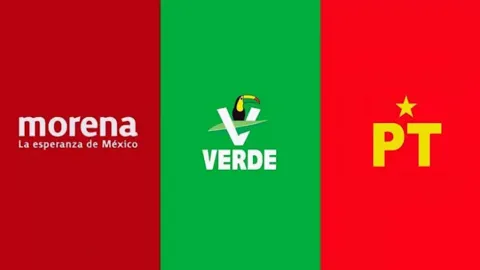 Palacio Nacional, sede de la reunión de Morena, PT y PVEM para abordar la reforma electoral.