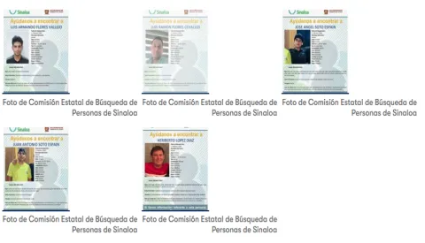 Secuestran a cinco hombres en carretera de Ahome, Sinaloa.