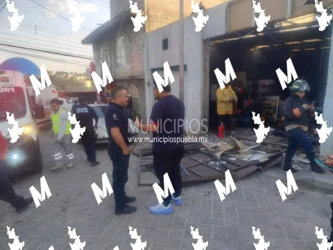 Explota pirotecnia en Totolac Tlaxcala, hay cuatro lesionados.