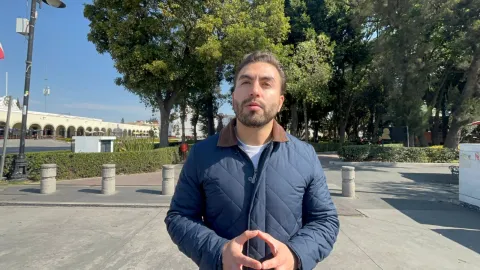 Regidor del Partido Acción Nacional (PAN) en San Pedro Cholula, Alejandro Gómez López.