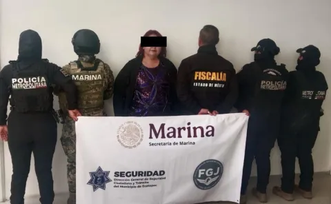 En el Edomex detienen a Iris N., objetivo prioritario por extorsión y cobro de piso.