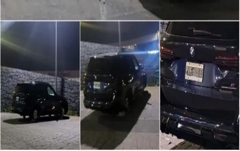 Dejan sin llantas a camioneta en Lomas de Angelópolis en San Andrés Cholula.