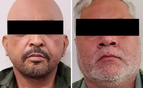 Autoridades Federales detienen a dos personas por extorsión en Sinaloa.