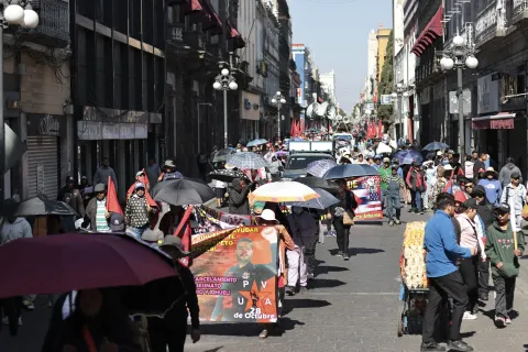 La 28 de Octubre marcha por enésima vez en la ciudad de Puebla.