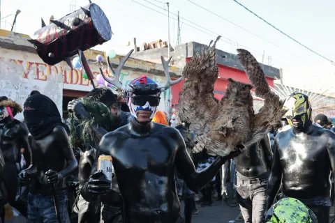 Carnaval de los Xinacates en San Nicolás de los Ranchos.