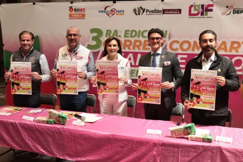 Presenta MariElise Budib tercera edición Corre y Comparte Hambre Cero 2026.