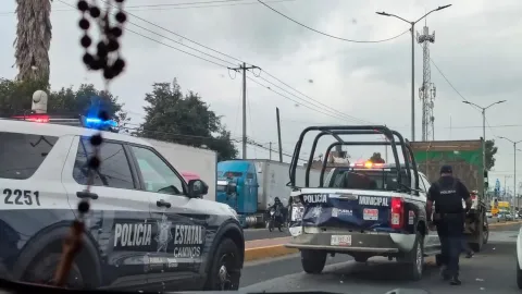 El Tabiques provoca persecución policial, empezó en Cholula y terminó en Huejotzingo.