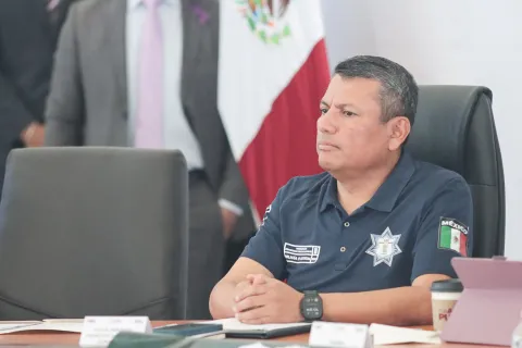 Titular de la SSP de Puebla, vicealmirante Francisco Sánchez González.