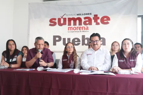 Ratifica Morena Puebla fechas para el registro a coordinaciones.