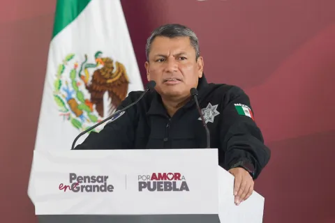 Titular de la Secretaría de Seguridad Pública (SSP) en el estado de Puebla, Francisco Sánchez González.