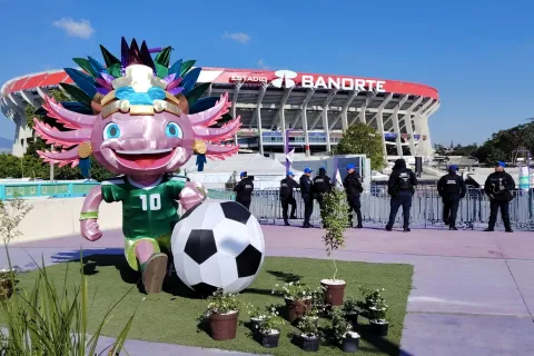 Estadio Banorte está blindado, existe gran seguridad.