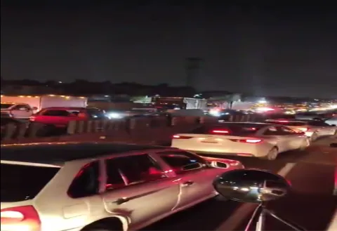 Carambola deja tráfico intenso en la México-Puebla.