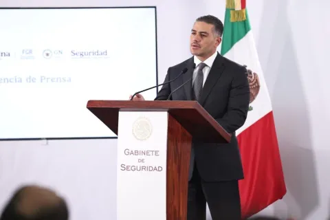 García Harfuch presenta Plan Kukulkán, operativo de seguridad para el Mundial 2026.