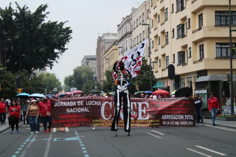 Ojo: Marcha de la CNTE para este viernes 20 de marzo.