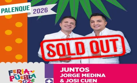 Lleno garantizado para el Show Juntos en el Palenque de la Feria de Puebla.
