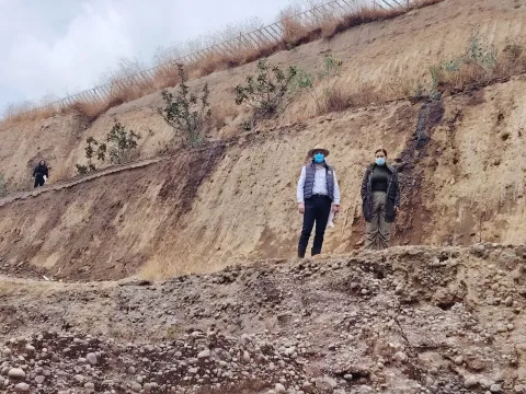 Profepa supervisa relleno sanitario de San Pedro Cholula.