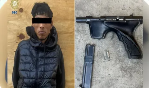 Joven asesina a su madre con una subametralladora en Tlalpan.