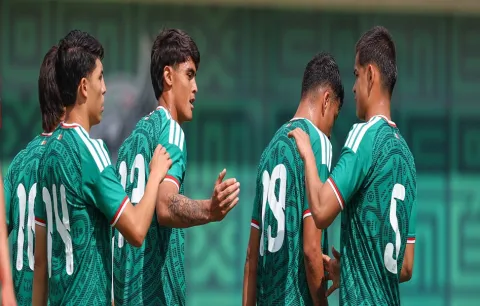 La Selección de México Sub-23 vence al Toluca Sub-21 en el CAR.