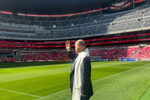 Monseñor Francisco Javier Acero bendice Estadio Banorte.