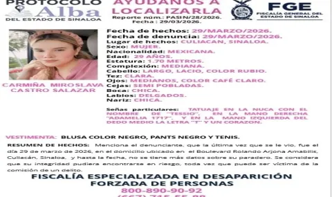 Secuestran en Sinaloa a creadora de contenido, Carmiña Salazar.