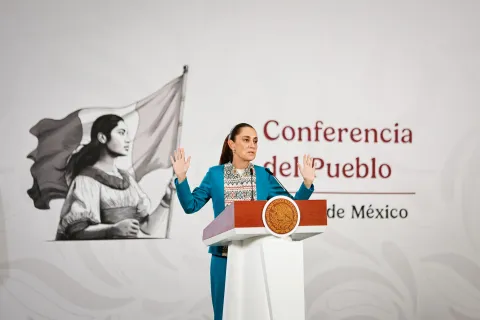 Claudia Sheinbaum Pardo, presidenta de México.