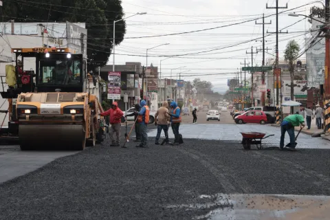 Se mantienen las obras en la 24 Norte hasta Palafox I. Mendoza.
