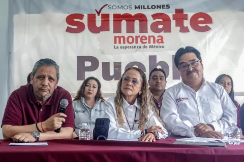 Morena sin llegar al millón de afiliados en el estado de Puebla.