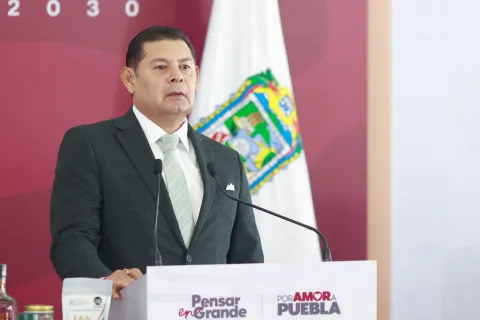 Alejandro Armenta, gobernador del estado de Puebla.