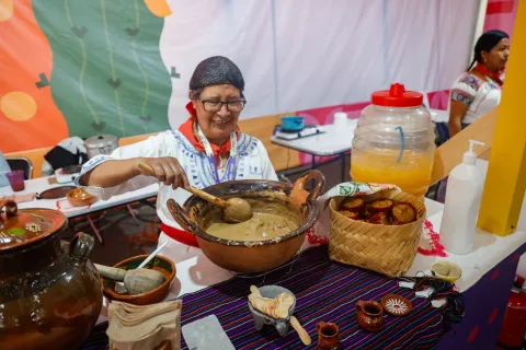 Una buena opción el Pabellón de Cocineras Tradicionales en la Feria de Puebla.