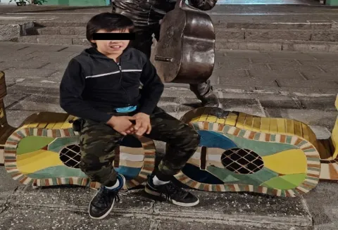Elian desapareció este sábado por la mañana en Puebla, ya fue localizado con vida.