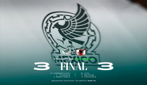 México empata ante Japón y cierra su participación en Montaigu 2026.