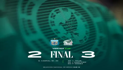 México remonta a Argentina y arranca con triunfo en la Vertex Cup.